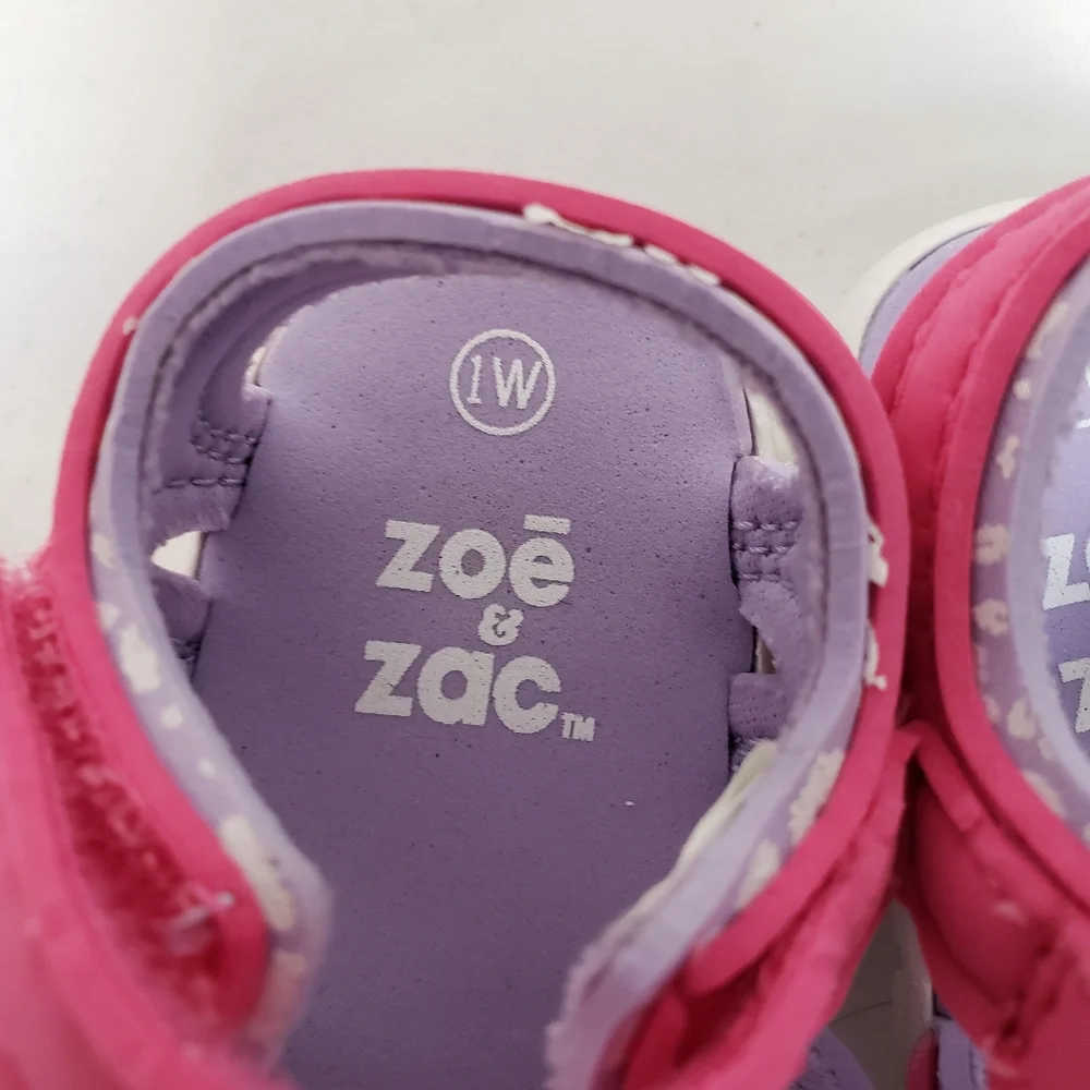 Pink and Purple Zoe & Zack Sandals